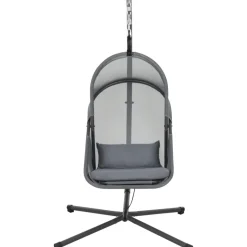 Hängesessel*SIENA GARDEN Yobaya Hängekorb-Set | Polyester Air-Mesh calm blue