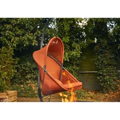 Hängesessel*SIENA GARDEN Yobaya Hängekorb-Set | Polyester Air-Mesh relaxed red