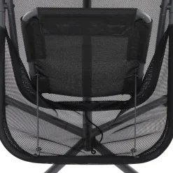 Hängesessel*SIENA GARDEN Yobaya Hängekorb-Set | Polyester Air-Mesh cool black